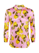 Load image into Gallery viewer, L-Agence-Dani-Silk-Blouse-in-Cotton-Candy-Multi-Lemon
