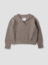 Load image into Gallery viewer, Margaret-Howell-MHL-Women-s-Chunky-Sailor-Collar-British-Merino-Natural
