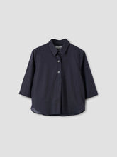 Load image into Gallery viewer, Margaret-Howell-Three-Button-Shirt-Washed-Cotton-Black
