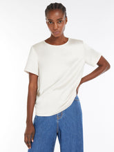 Load image into Gallery viewer, MaxMara-Weekend-Women-s-AMBURGO-Satin-and-Jersey-T-Shirt
