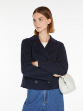 Load image into Gallery viewer, MaxMara-Weekend-Women-s-TAGLIO-Double-Sided-Wool-Double-Breasted-Pea-Coat-
