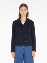 Load image into Gallery viewer, MaxMara-Weekend-Women-s-TAGLIO-Double-Sided-Wool-Double-Breasted-Pea-Coat
