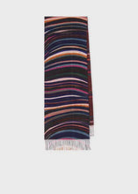 Load image into Gallery viewer, Paul Smith Women&#39;s Multi Colour Cashmere-Blend &#39;Midnight Swirl&#39; Check Scarf
