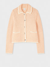 Load image into Gallery viewer, Paul-Smith-SS25-Women-s-Cotton-light-Orange-Textured-Knitted-Jacket-W1R-525N-P11123-24
