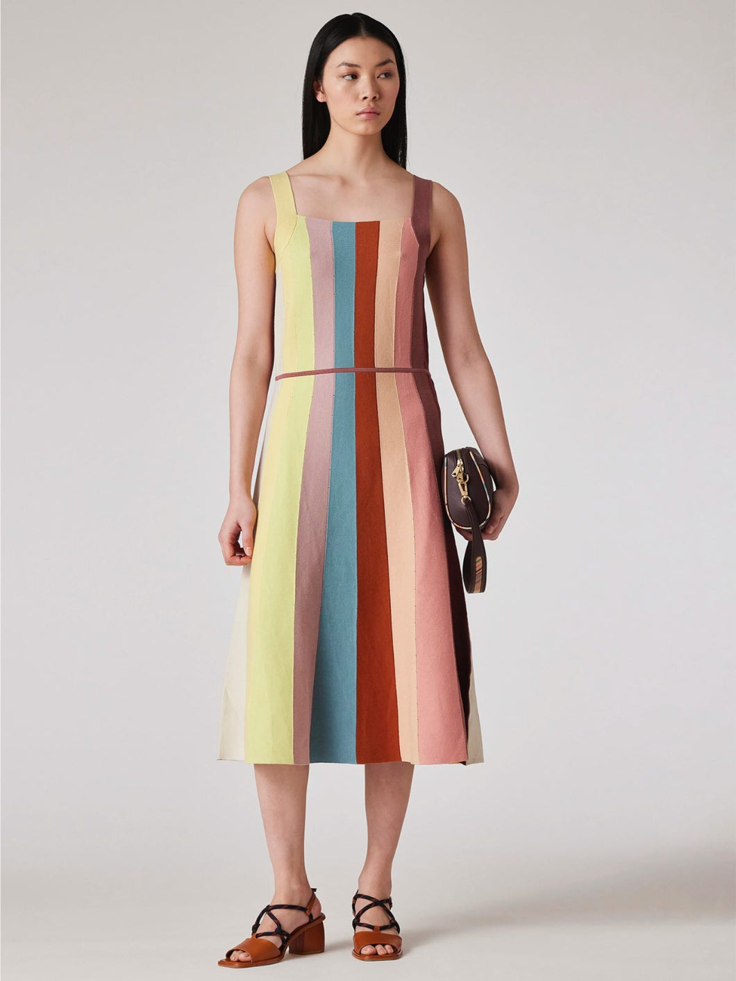 Paul-Smith-Women-s-Multicolour-knitted-Cotton-Stripe-Dress-W2R-556N-P31299-92-6