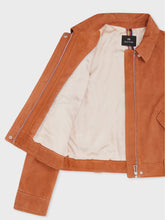 Load image into Gallery viewer, Paul-Smith-Women-s-Terracotta-Suede-Jacket-W2R-401JL-P31132-18
