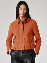 Load image into Gallery viewer, Paul-Smith-Women-s-Terracotta-Suede-Jacket-W2R-401JL-P31132-18
