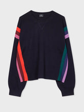 Load image into Gallery viewer, Paul-Smith-Women-s-Navy-KnittedCrew-Neck-sweater
