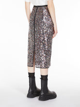 Load image into Gallery viewer, MaxMara Weekend Robert Sequin Pencil Skirt
