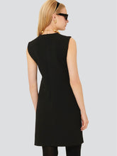 Load image into Gallery viewer,  Tara-Jarmon-Rohane-Black-Crepe-Dress
