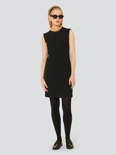 Load image into Gallery viewer, Tara-Jarmon-Rohane-Black-Crepe-Dress
