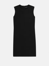 Load image into Gallery viewer, Tara Jarmon Rohane Black Crepe Dress
