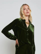 Load image into Gallery viewer, l-agence-women-s-Argo-Velvet-Blouse
