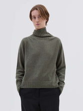 Load image into Gallery viewer, margaret-howell-women-aw24-wide-roll-neck-cashmere-oregano-fabric
