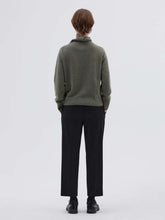 Load image into Gallery viewer, margaret-howell-women-aw24-wide-roll-neck-cashmere-oregano-fabric
