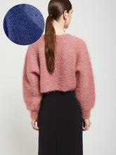 Load image into Gallery viewer, otto-dame-fluffy-mohair-cropped-cardigan
