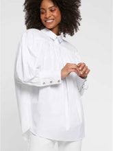 Load image into Gallery viewer, paule-ka-pleated-cotton-poplin-blouse
